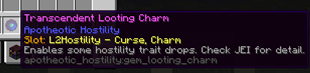 Transcendent Looting Charm
