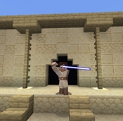 Lightsaber blocking