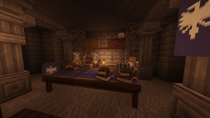 One of the rooms in the Tower