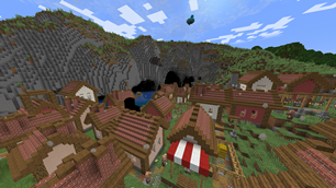 A Village in Front of the Ominous Hole