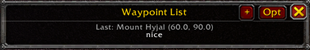 Minimized list