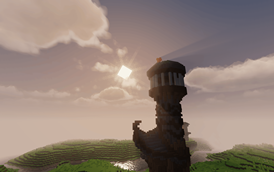 looming sun