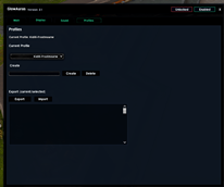 Import / Export Profiles