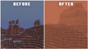 Sandstorm Before/After