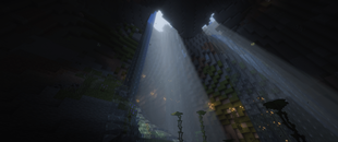Stunning light shaft