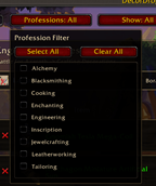 Profession Filters