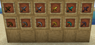 Sword and Pickaxe