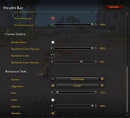 Options Pane