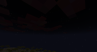 Blood clouds night