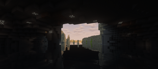 Inside the underground river