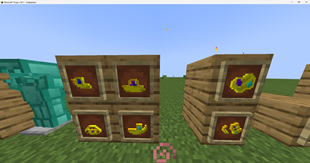 crown and fragments (edible crown and ignited crown)