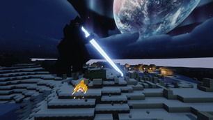 Cinematic shot from Crazy Craft Chaos.