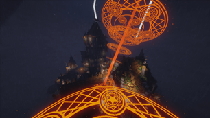 Cinematic shot from KonoSuba: God's Blessing on This Wonderful World.