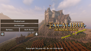 The Medieval Journey Menu