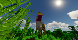 Tarbosaurus attacks