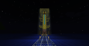 Building at night!