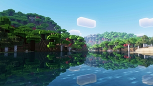 Vanilla water and sky.