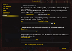 Profile Settings