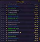 Loot Log 1 Hour