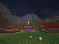 The beginnings of Castle Town in Central Hyrule