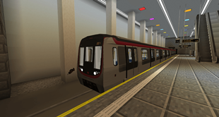 Metro at Centraal station