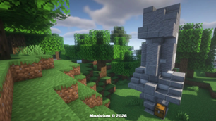 Moai Andesite Statue