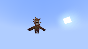 A Squealer flying in the daylight.