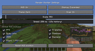 Render Monitor Settings