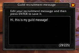 Message editor