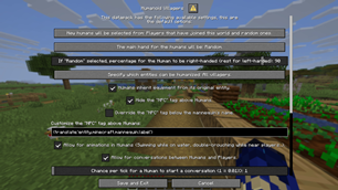 An extensive configuration for those who want one