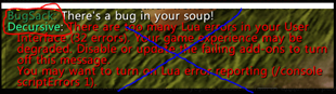 addons spam errors 