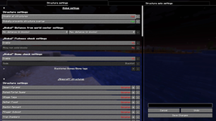 Enable/disable any structure