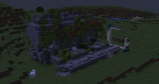 Abandoned Station at night