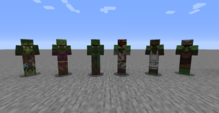 Todos los zombis aldeano = All zombie villagers.