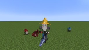 A player wearing the Gnome King armor