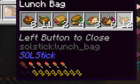 Lunch Bag Tooltip
