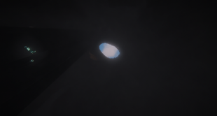 From which no light can escape....