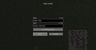 Note editor