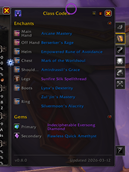 Class Codex Enchanting Tab