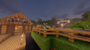 Nice Sunset using Bliss shader