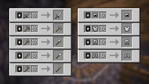 Upgrade Stone and Chainmail equipment to Iron