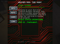 Info Tab