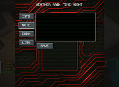 Note Pad Tab