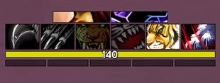 Example setup with resource bars