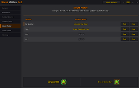 Mount Picker Menu