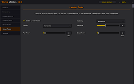 Group Tools Menu