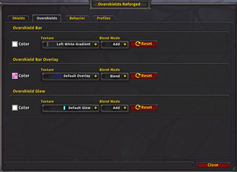 Overshields options
