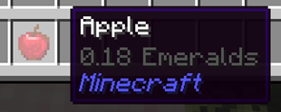 Price tooltip