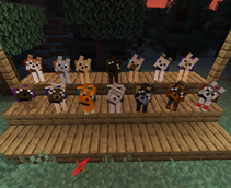All 14 wolf variants!