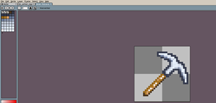 WIP Silver Pickaxe